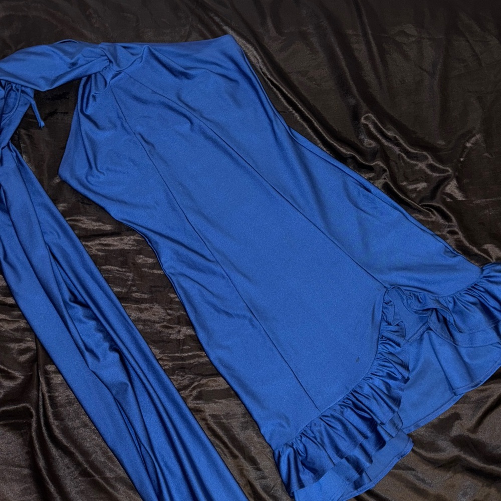 Ruffle Micro Mini Dress - Picture 4 of 4